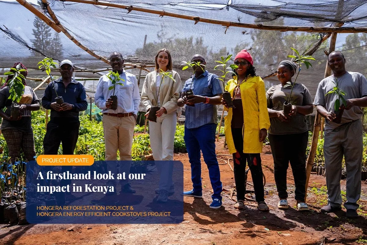 A firsthand look at our impact in Kenya_Wienke Schouwink meeting DGB team members from Kenya at a tree nursery_visual 1