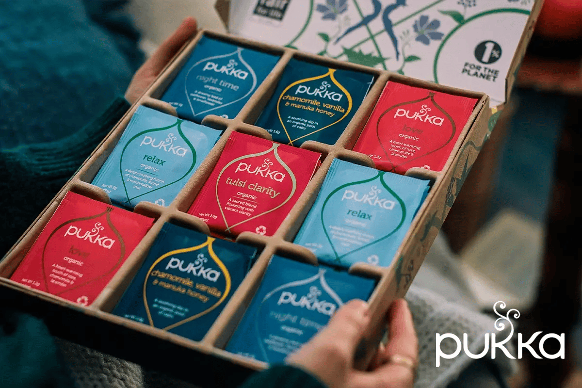 A pathway to sustainability for UK enterprises_100_ of Pukka Herbs tea packaging is now fully recyclable, with 98_ of all packaging recyclable_visual 2.webp