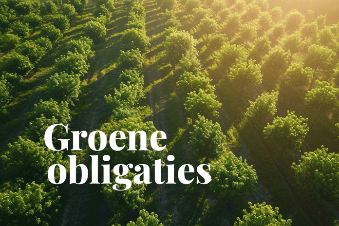 All you need to know about green bonds_Aerial view of a forest with young trees planted in a row_visual 1_NL