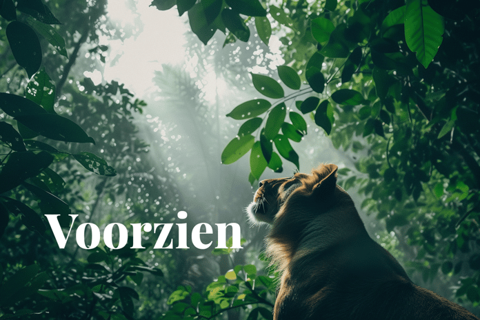 Carbon credit insurance market envisions billion-dollar growth by 2030_Close-up on a young lion looking up in an African forest_visual 1_NL