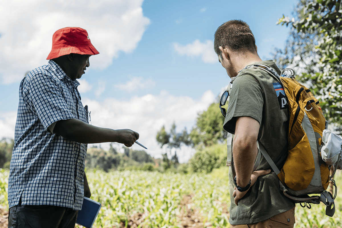 DGB’s Kenya reforestation project_Thomas Donia participating in validation of DGB’s Kenya reforestation project_visual 2