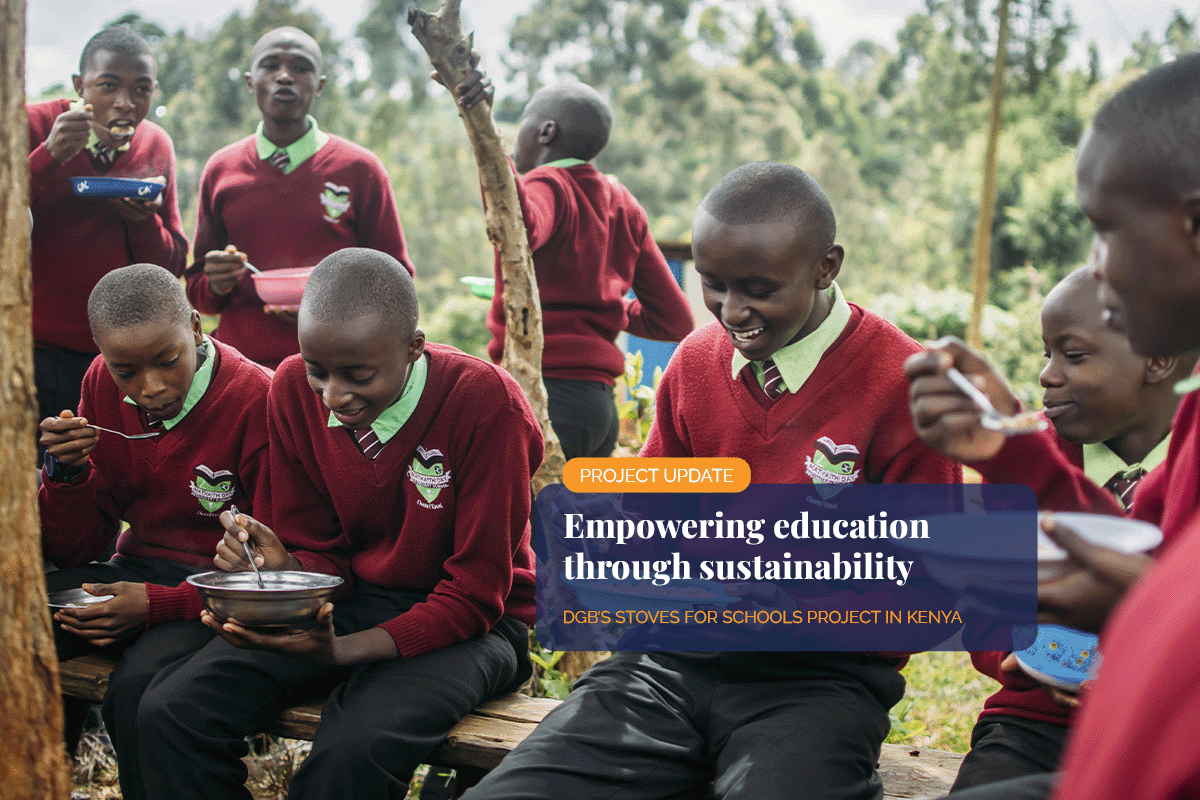 Empowering education through sustainability_Pupils from Mathaithi Day Secondary school having lunch_visual 1