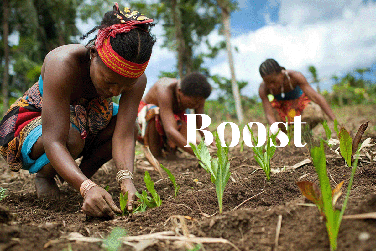 Guyana boosts community share from carbon credits to $23.2m_Close-up of indigenous people of Guyana planting seedlings_visual 1