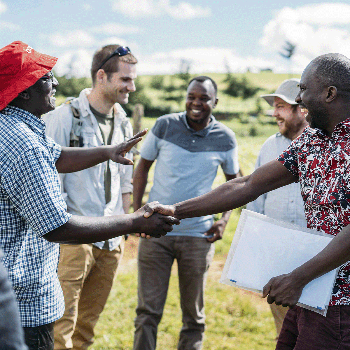 Hongera Reforestation Project_DGB team taking part in the validation of the afforestation and cookstoves projects_