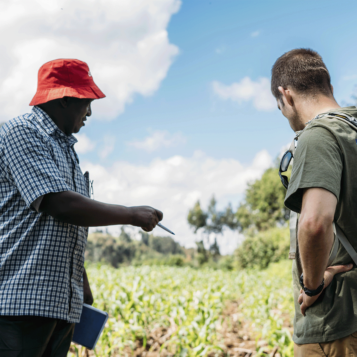 Hongera Reforestation Project_Thomas Donia taking part in the validation of the afforestation and cookstoves projects_