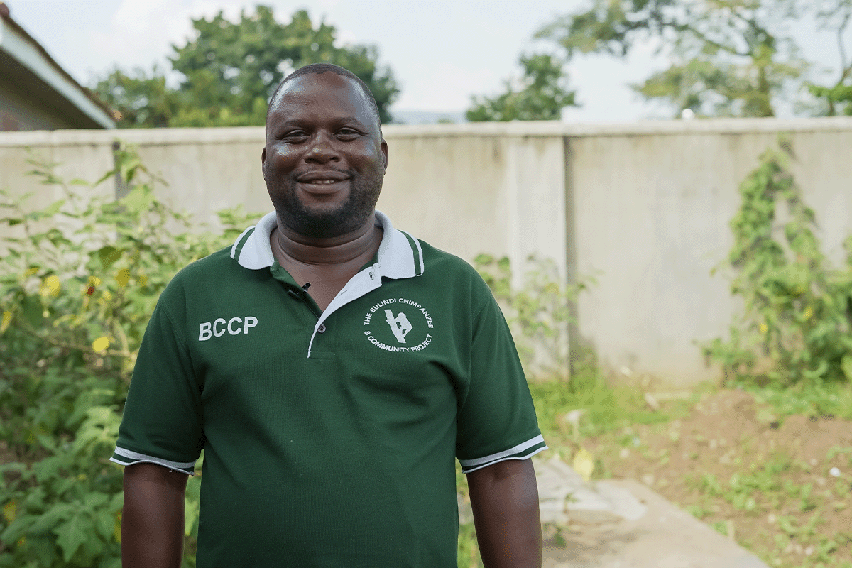 Meet the team behind the Bulindi Chimpanzee Habitat Restoration Project_Portrait of Edward_visual 3