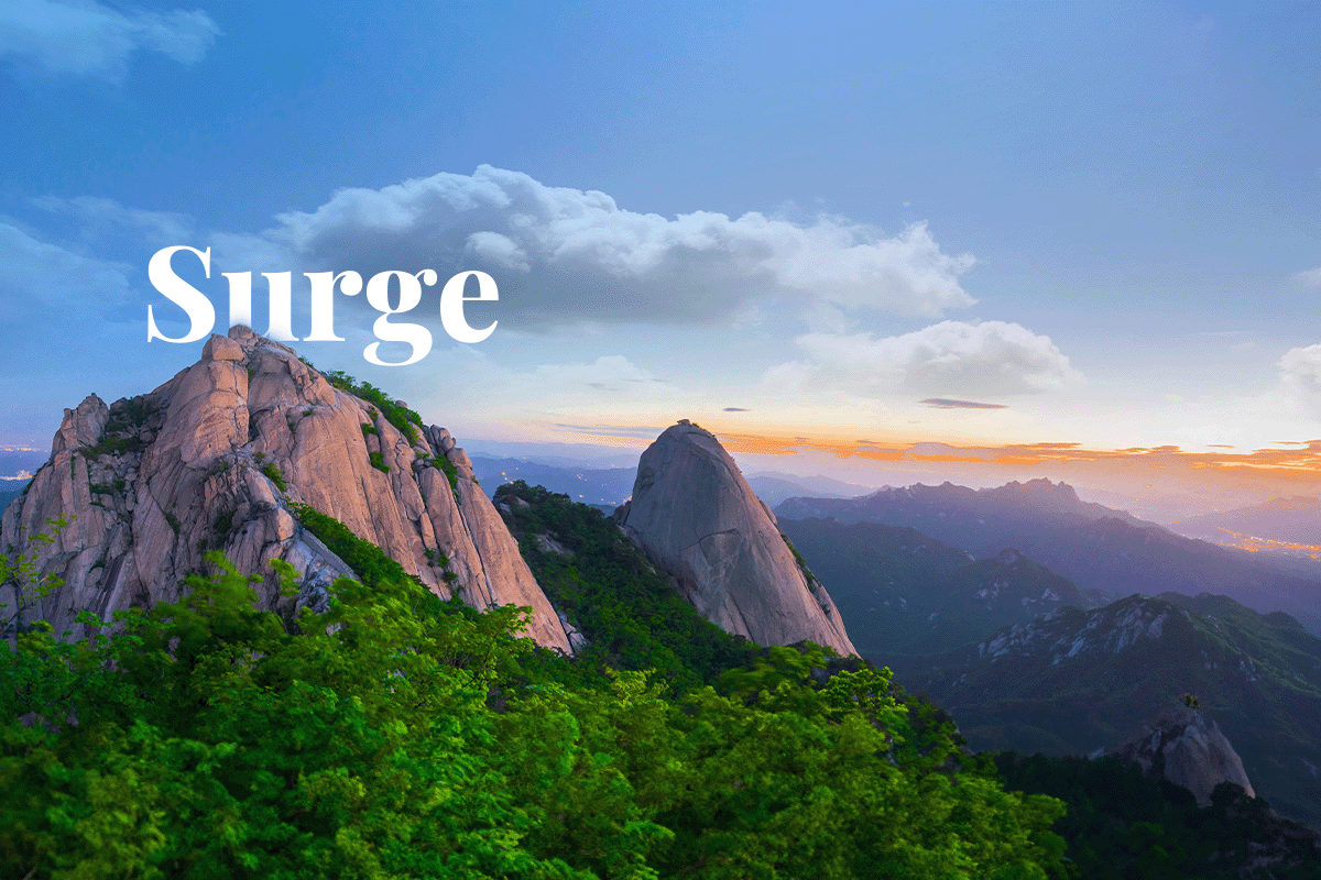 Redefining emissions solutions_ public offering sparks sector surge_Sunrise on Bukhansan mountain in Seoul in Bukhansan National Park_visual 1