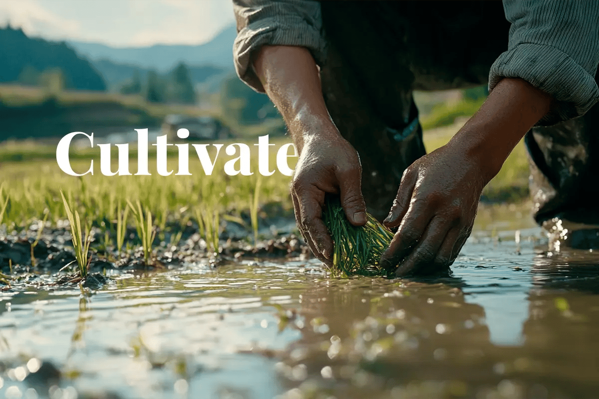 Tokyo Exchange to launch biochar and rice carbon credit market_Close-up of a man working in a rice cultivation project in Fukushima Prefecture_visual 1